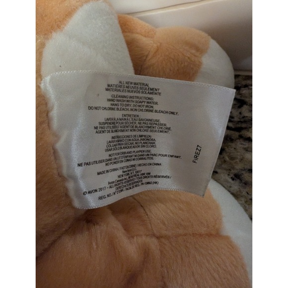 Avon Rory The Lion Stuffed Animal Tan White 15" Plush Lion 2017 Retired GUC - Picture 4 of 6